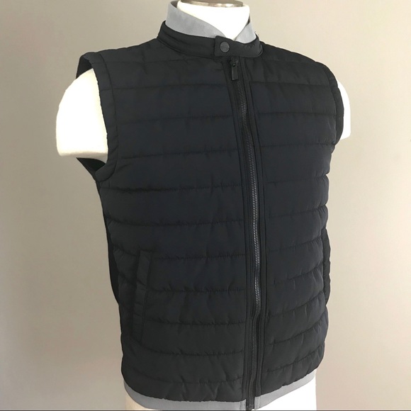 zara man sleeveless jacket